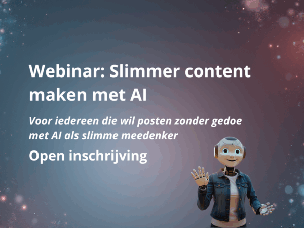 Slimmer en makkelijker content schrijven met AI.